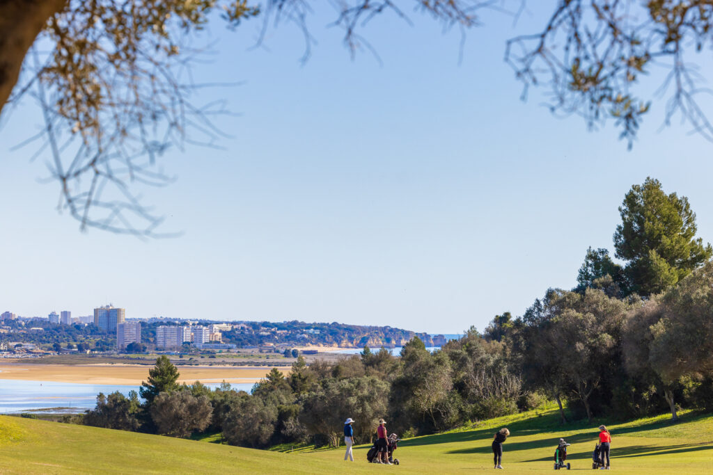 golf course and beach