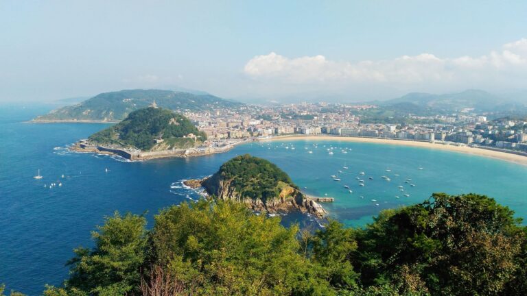 serial view of san sebastian bay